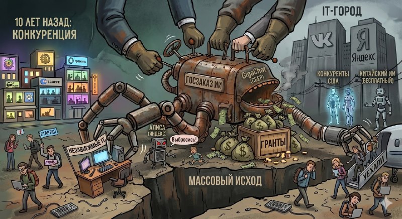 Монополизация IT-рынка в России: последствия для отрасли и бизнеса