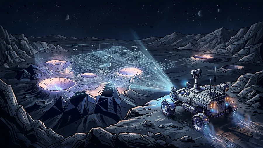 ИИ-анализ лунных аномалий: что скрывает миссия Artemis 2